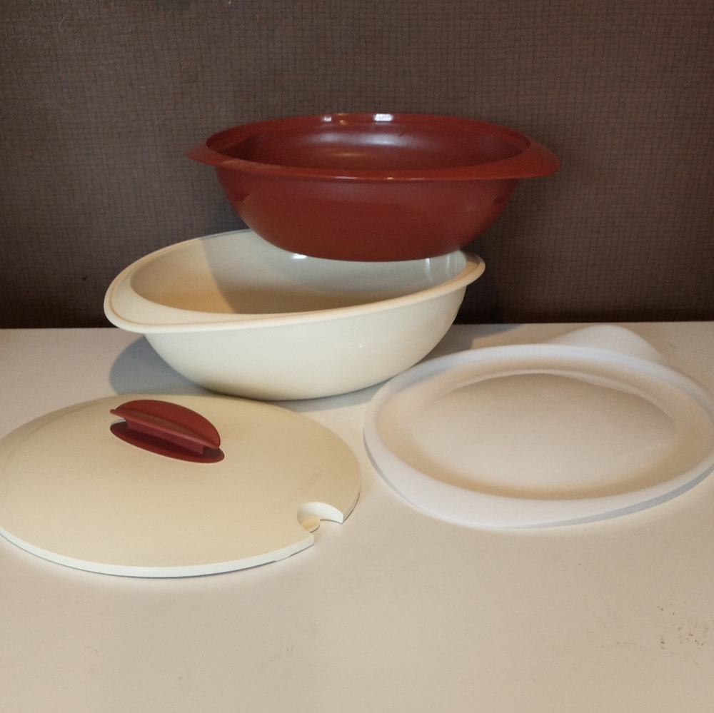 Vintage Tupperware Small Insulated Oval Server